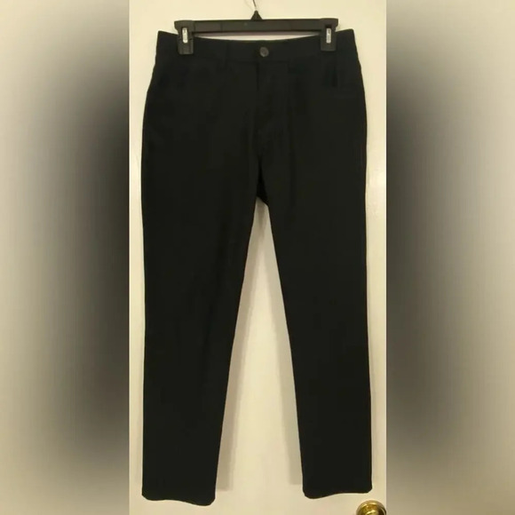 Vuori Meta Pant Short Inseam Black Size 28 - Picture 1 of 4